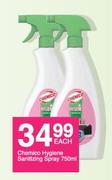 Chemico Hygiene Sanitizing Spray-750ml Each