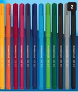Staedtler Noris Club 325 Fibre-Tip Pens-Per 12 Pack