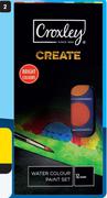 Croxley Create Paint & Brush Set-Per Set
