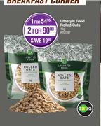 Lifestyle Food Rolled Oats-For 2 x 1Kg