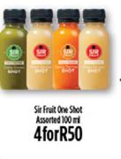 Sir Fruit One Shot Assorted-4 x 100ml