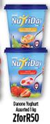 Danone Yoghurt Assorted-2 x 1Kg