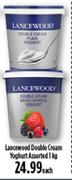 Lancewood Double Cream Yoghurt Assorted-1Kg Each