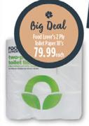 Food Lover's 2 Ply Toilet Paper-18's Each