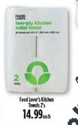 Food Lover's Kitchen Towels-2's Each