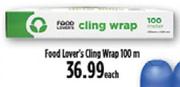 Food Lover's Cling Wrap-100m Each