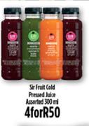 Sir Fruit Cold Pressed Juice Assorted-4 x 300ml