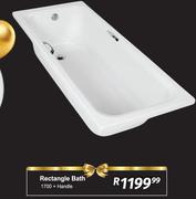 Rectangle Bath 1700 + Handle