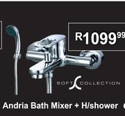 Andria Bath Mixer + H/Shower