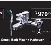 Genoa Bath Mixer + H/Shower