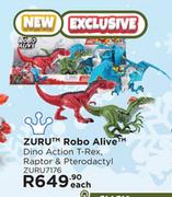ZURU Robo Alive Dino Action T-Rex, Raptor & Pterodactyl ZURU7176-Each