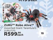 ZURU Robo Alive Assorted Giant Tarantula's ZURU7170