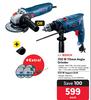 Bosch 700W 115mm Angle Grinder 462565 Or 570W Impact Drill 394444-Each