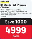 Karcher K4 Classic High-Pressure Cleaner 206273
