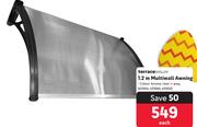 Terraceleisure 1.2m Multiwall Awning