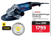 Bosch 230mm 2000 W Angle Grinder Kit 110442