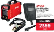 Ryobi 200A metal Arc Inverter Welder 357096-Each