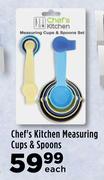 Chef's Kitchen Measuring Cups & Spoons-Each