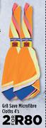 GR8 Save Microfibre Cloths-For 2 x 4's