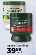 Ingram's Cream-450ml Each