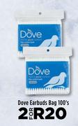 Dove Earbuds Bag-For 2 x 100's