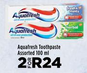 Aquafresh Toothpaste Assorted-For 2 x 100ml