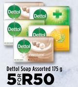 Dettol Soap Assorted-For 5 x 175g