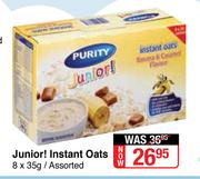 Purity Junior Instant Oats Assorted-8 x 35g
