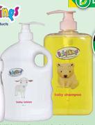 BabyThings Baby Lotion 800ml Or Baby Shampoo 1Ltr-Each