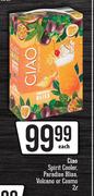Ciao Spirit Cooler, Paradise Bliss, Volcano Or Cosmo-2Ltr Each