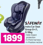 Safeway Indra Car Seat Group 0+/1, 0-18kg