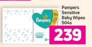 Pampers Sensitive Baby Wipes-504's Pack