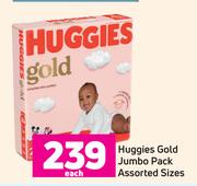 Huggies Gold Jumbo Pack (Assorted Sizes)-Each