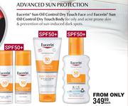 Eucerin Sun Oil Control Dry Touch Face And Eucerin Sun Oil Control Dry Touch Body-Each