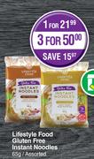 Lifestyle Food Gluten Free Instant Noodles Assorted-65g