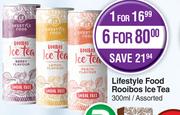 Lifestyle Food Rooibos Ice Tea-For 6 x 300ml