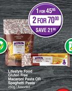 Lifestyle Food Gluten Free Macacroni Pasta Or Spaghetti Pasta Assorted-250g