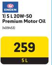 Engen 5L 20W-50 Premium Motor Oil