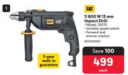 CAT 600W 13mm Impact Drill DX175-Each