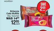 Britannia Cake Muffills Assorted-60g Each