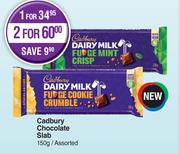 Cadbury Chocolate Slab Assorted-For 1 x 150g
