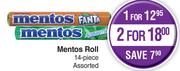 Mentos Roll 14-Piece Assorted-For 1
