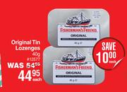 Fisherman's Friend Original Tin Lozenges-40g Each