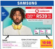 Samsung 55" UHD TV 55AU7000-On My Gig 5 Data