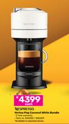 Nespresso Vertuo Pop Coconut White Bundle-Each