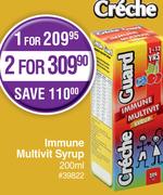 Creche Guard Immune Multivit Syrup 39822-For 1 x 200ml