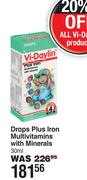 Vi-Daylin Drops Plus Iron Multivitamins With Minerals-30ml