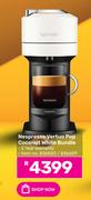 Nespresso Vertuo Pop Coconut White Bundle