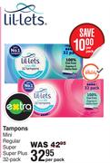 Lil-Lets Tampons-32 Per Pack