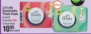 Lil-Lets Essentials Thick Pads-8 Per Pack